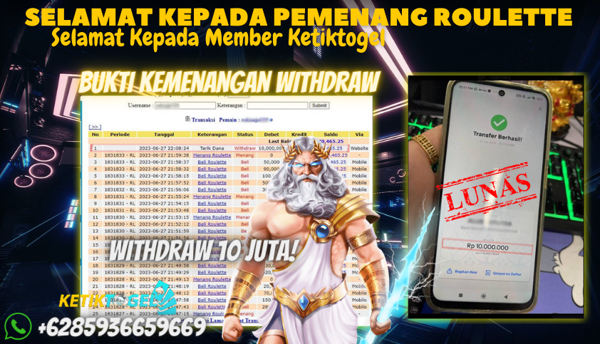 Bukti JP Casino Ketiktogel - Judi Roulette Online