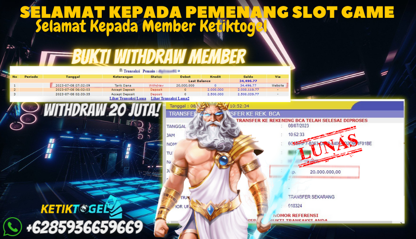 Bukti JP Slot Pragmatic Play Ketiktogel - Gatot Kaca