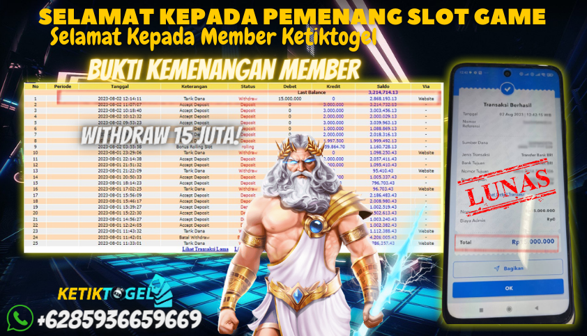 Bukti JP Slot Pragmatic Play Ketiktogel - Sweet Bonanza