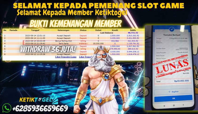 Bukti JP Slot Pragmatic Play Ketiktogel - Sweet Bonanza