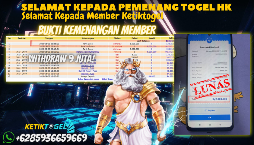 Bukti JP Togel Online Ketiktogel - Togel Hongkong