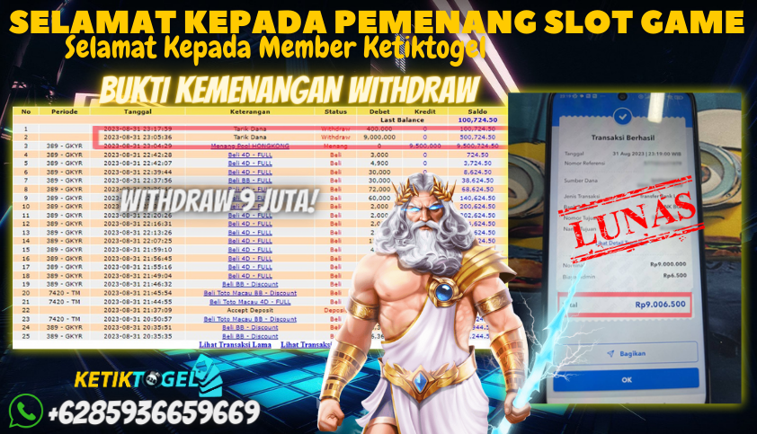 Bukti JP Togel Online - Togel Hongkong