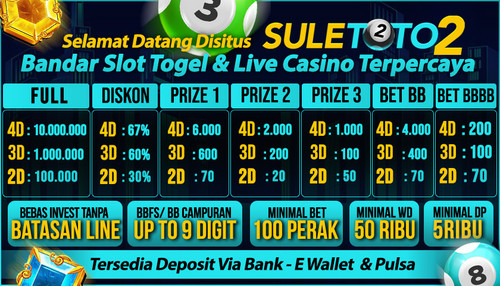 Prediksi Suletoto2 - Angka Bocoran Togel Online Akurat Hari Ini